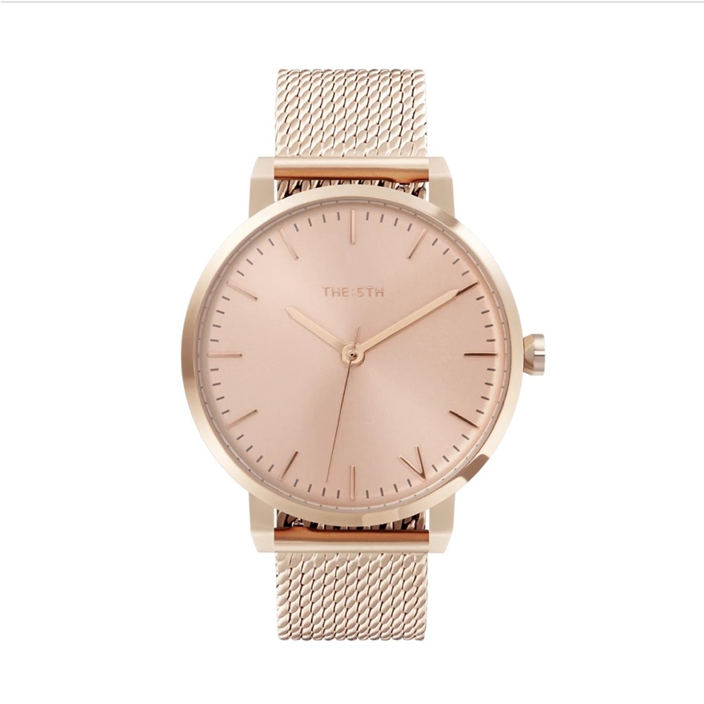 The 5th rose gold men’s watch